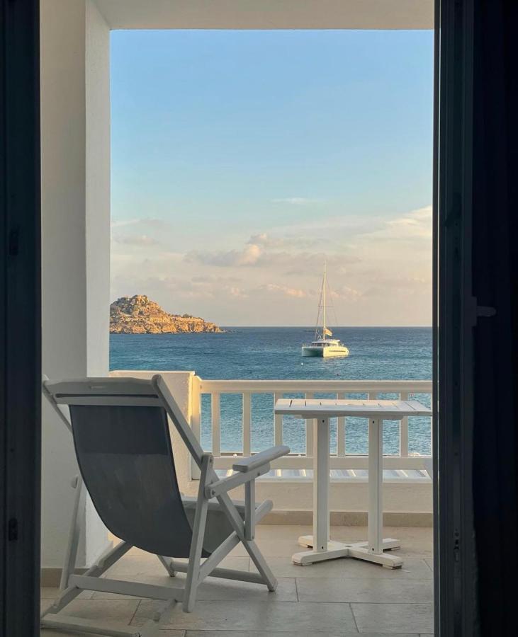 Acrogiali Beachfront Hotel Mykonos Platys Gialos  Exteriör bild