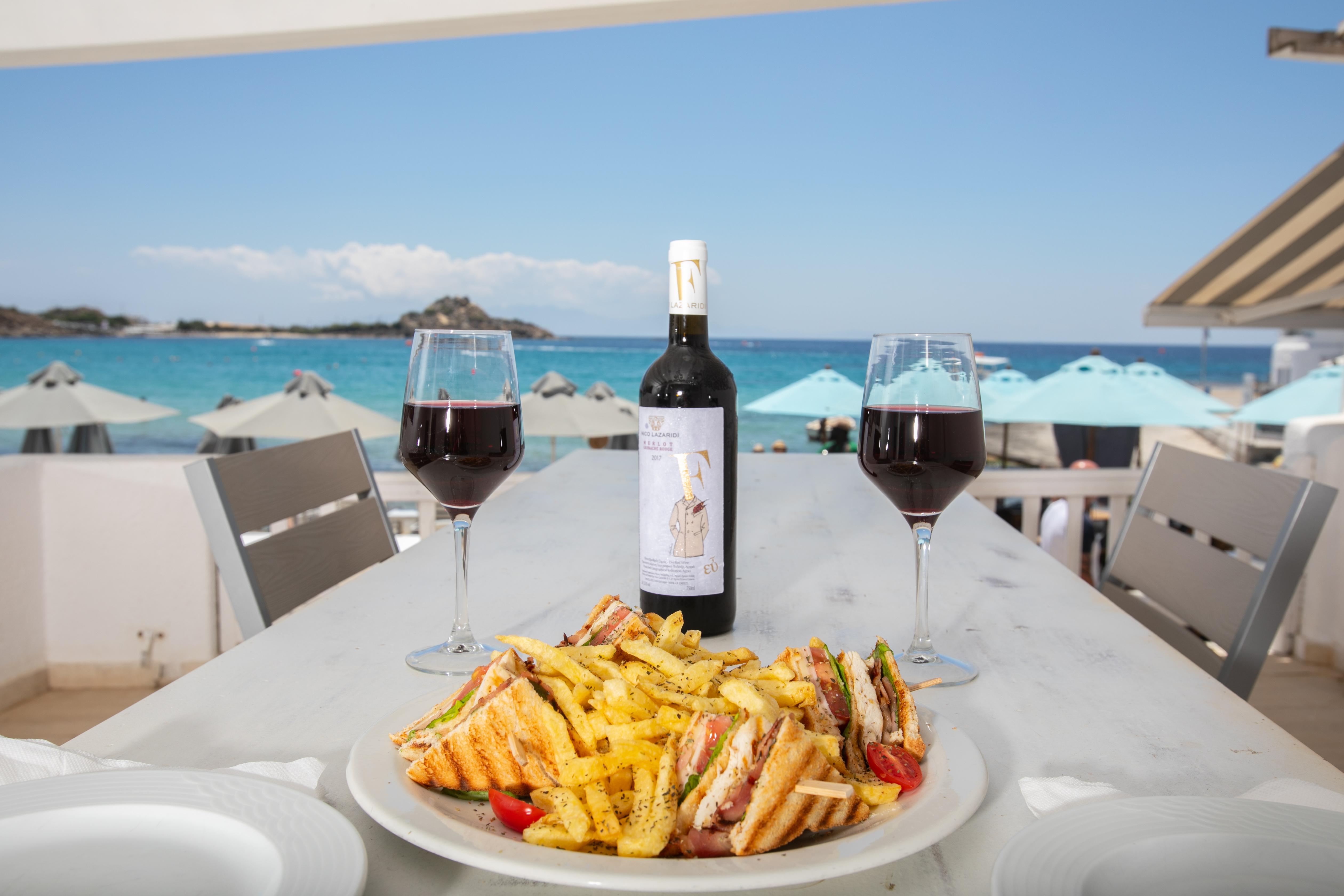 Acrogiali Beachfront Hotel Mykonos Platys Gialos  Exteriör bild