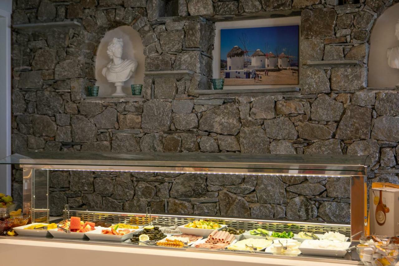 Acrogiali Beachfront Hotel Mykonos Platys Gialos  Exteriör bild